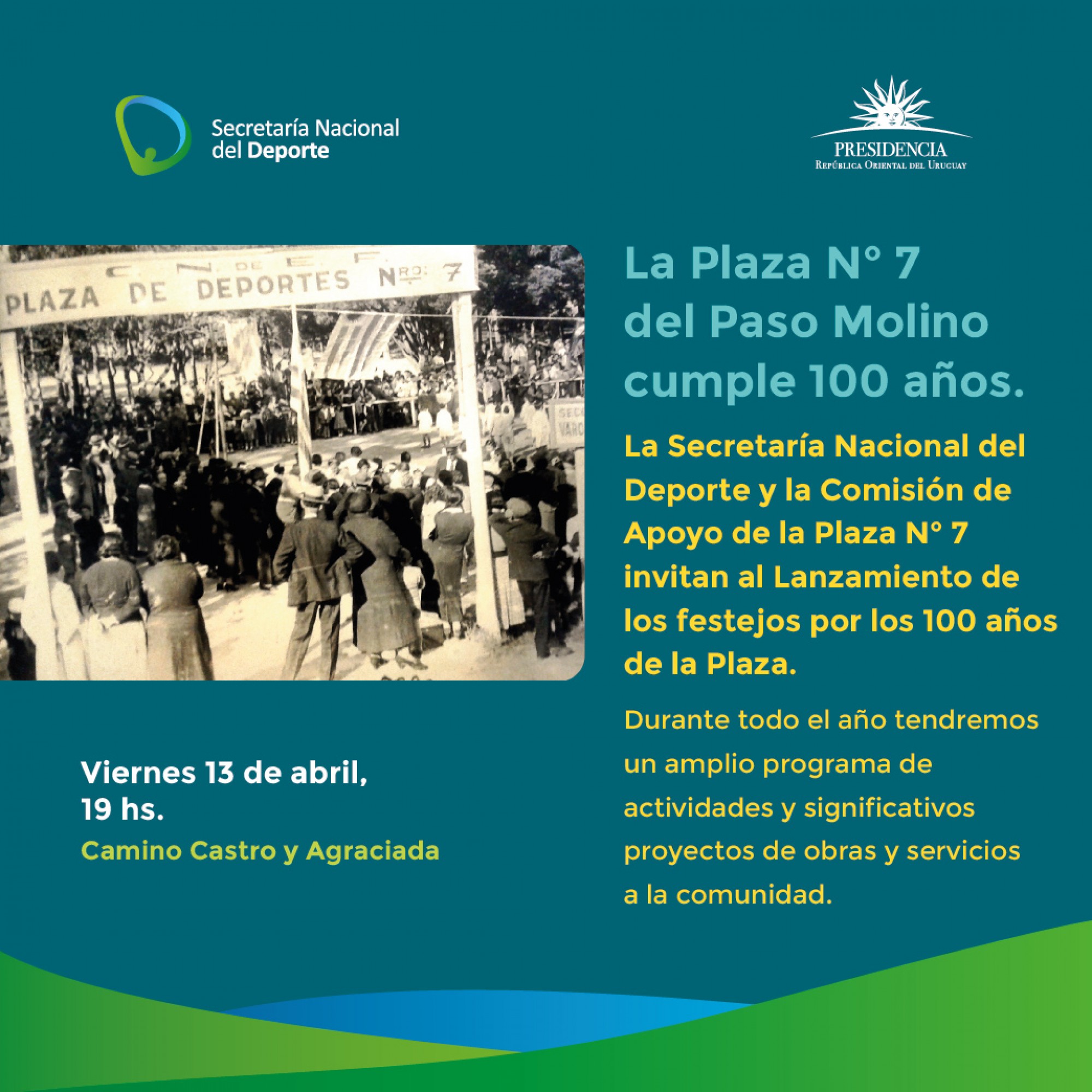 ¡La Plaza de Deportes N.º 7 Cumple 100 años!